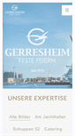 Mobile Screenshot of gerresheim-serviert.de